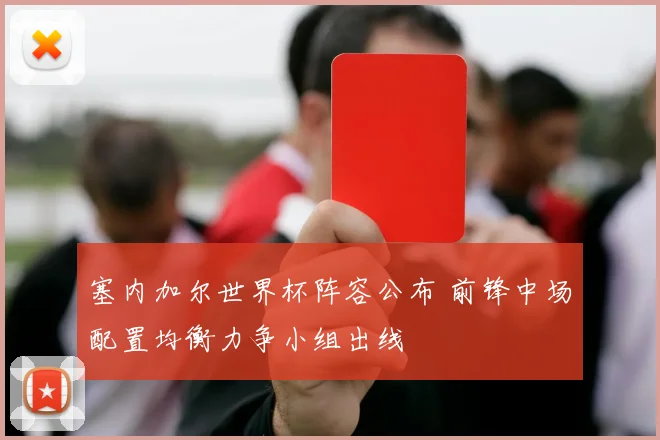 塞内加尔世界杯阵容公布 前锋中场配置均衡力争小组出线